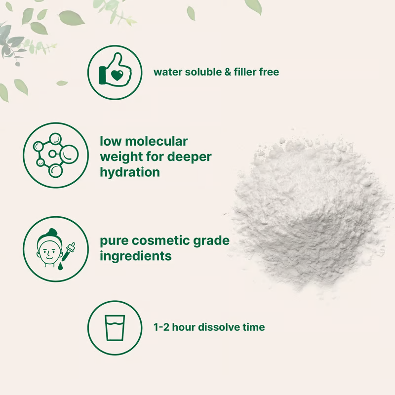 🔥LAST DAY 49%OFF🔥Micro Hyaluronic Acid Powder, DIY Facial Serum, Skin Hydration Care Formula