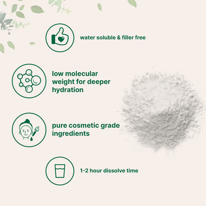 🔥LAST DAY 49%OFF🔥Micro Hyaluronic Acid Powder, DIY Facial Serum, Skin Hydration Care Formula