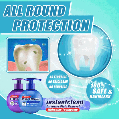 Last Day Promotion 48% OFF - Intensive Stain Removal Whitening Toothpaste