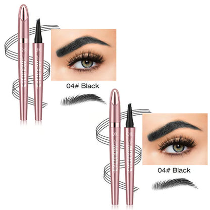 🎁Last Day Buy 1 Get 1 Free✨Waterproof Micro-Fork Eyebrow Pencil, Long-Lasting Brow Pen for Natural Hair-Like Strokes