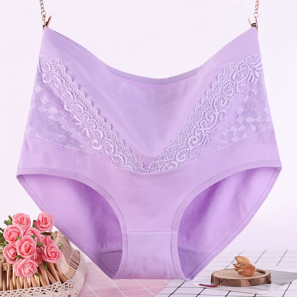 🔥High Waist Cotton Hygroscopic Underwear