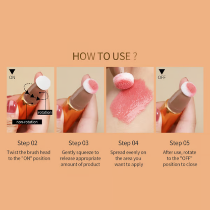 🎁💖Blush Wand & Contour Wand Duo 💖No Animal Testing & Sls-Free & Suitable For Vegetarians