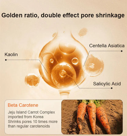 Carrot compound acid foam mask