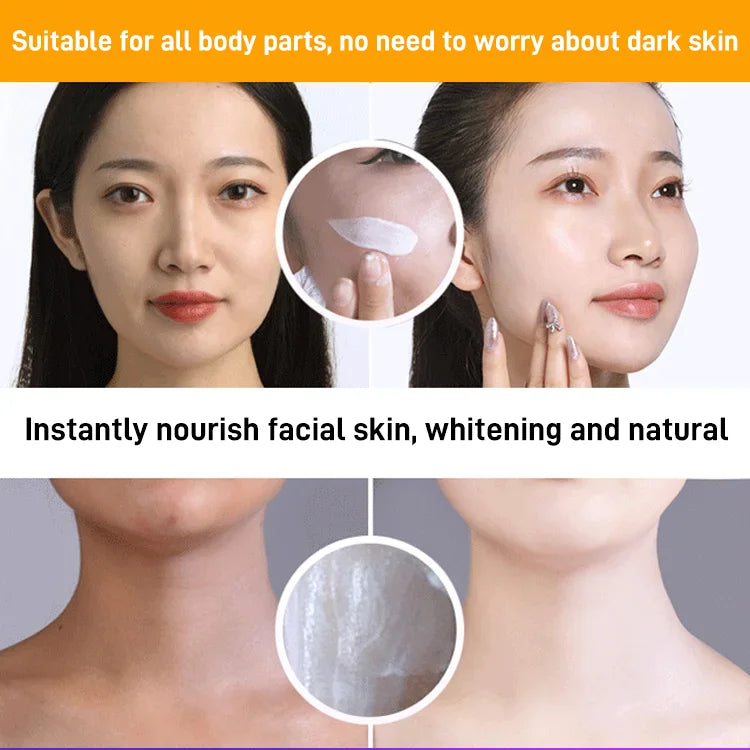 Brightening tone-up body cream