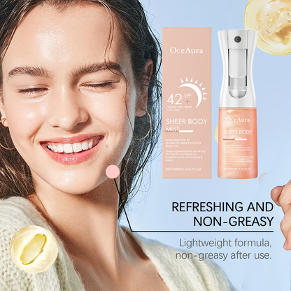 🎉BUY 2 GET 1 FREE🔥☀️Sheer Body Mist Sunscreen-SPF 42 - 6.8 oz 🌊