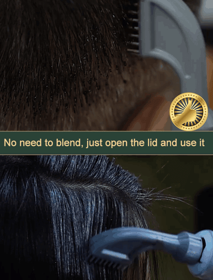 Hair dye cream with comb,combing your hair is dyeing your hair