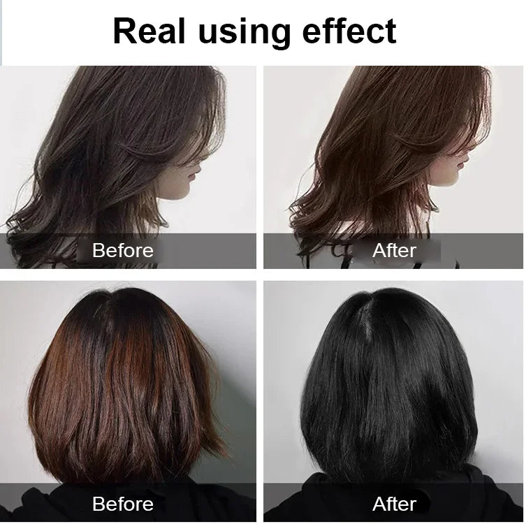 Natural plant extract bubble hair dye