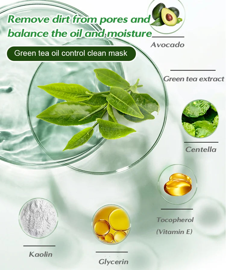 Green Tea Oil Control Facial Mask Stick-🔥🔥BUY 1 GET 1 FREE
