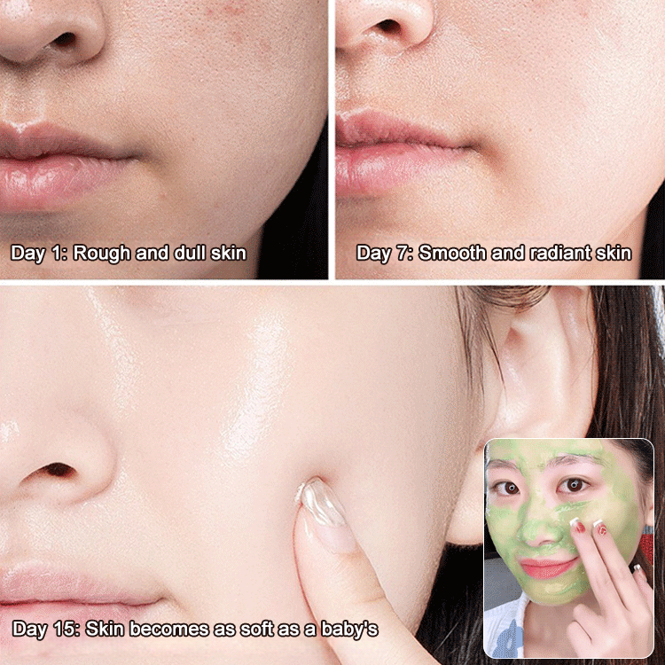 YANFU Complex Acid Avocado Cleansing Facial Bubble Mask
