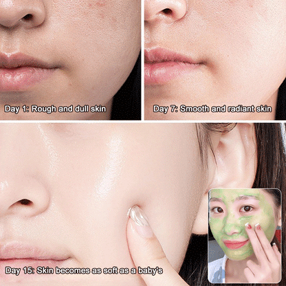 YANFU Complex Acid Avocado Cleansing Facial Bubble Mask
