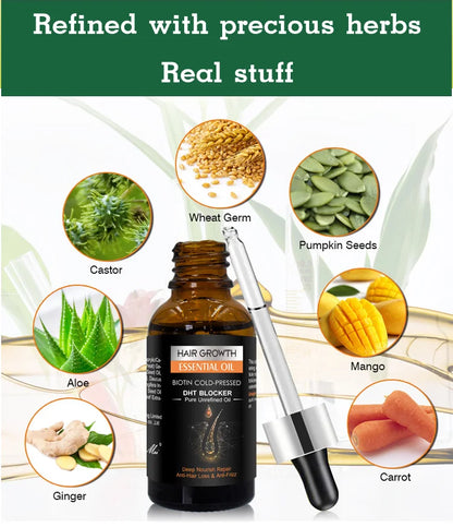 Hair growth essential oil