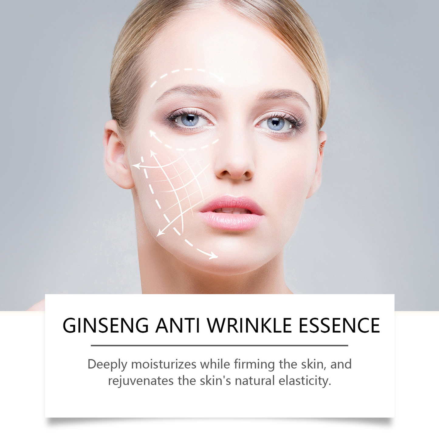 [Hoygi]Natural Ginseng Anti-Aging Hydrating Essence Water – 100% Wild Ginseng from Himalayas, Deep Moisture & Wrinkle Care for All Skin Types Firming Skincare Serums Moisturizer Gentle