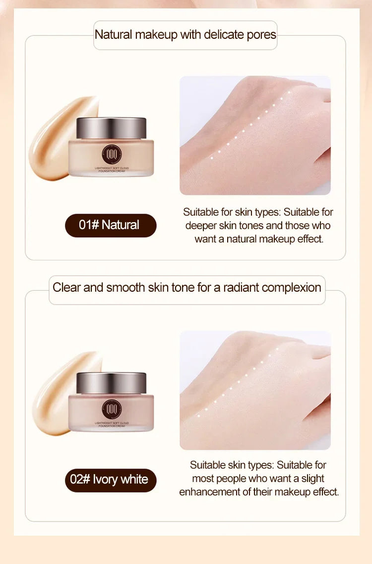 [Creating a Natural Makeup Look] Lightweight Soft Glow Foundation Cream