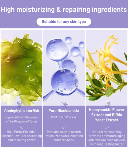 Burst water drop base cream