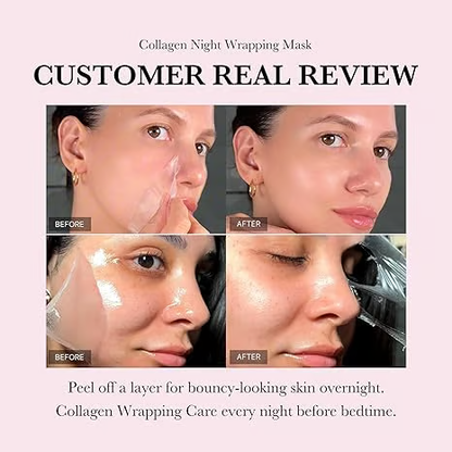 🔥Hot Sale 49% OFF🎁Collagen Night Wrapping Mask
