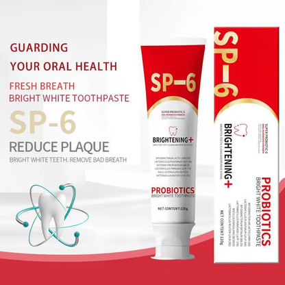 🔥2024 Hot Sale⏰Super Probiotic-6 Toothpaste with 6 Probiotics oalance Oral microbiota strength