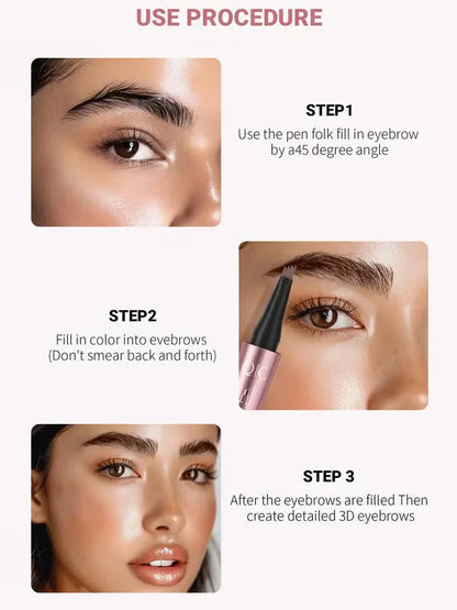 🎁Last Day Buy 1 Get 1 Free✨Waterproof Micro-Fork Eyebrow Pencil, Long-Lasting Brow Pen for Natural Hair-Like Strokes