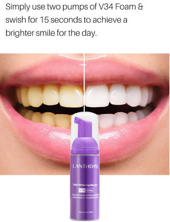 V34✨Bright Smile Saver Mousse Toothpaste