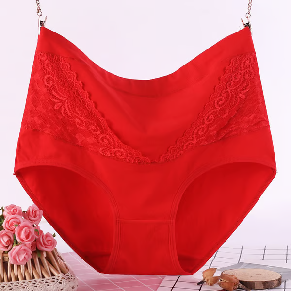 🔥High Waist Cotton Hygroscopic Underwear
