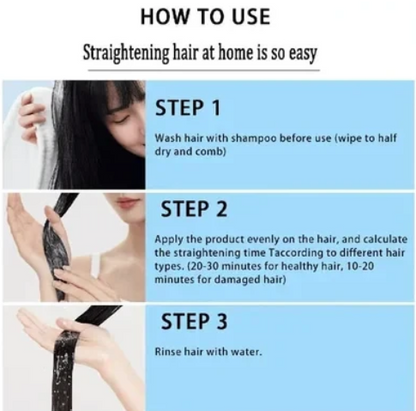 ✨LAST DAY SALE 50% OFF✨ Silk & Keratin Hair Straightening Cream