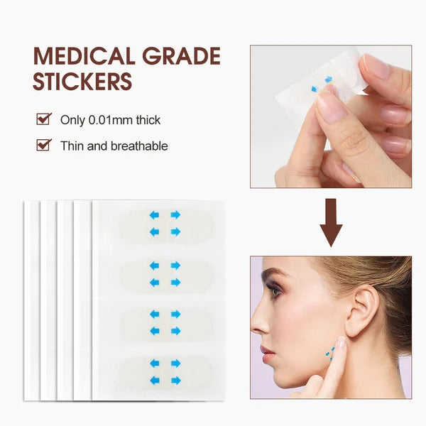 🎊🔥Invisible Face Lifter Tape✨Has a delicate V face（40PCS）
