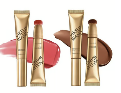 🎁💖Blush Wand & Contour Wand Duo 💖No Animal Testing & Sls-Free & Suitable For Vegetarians