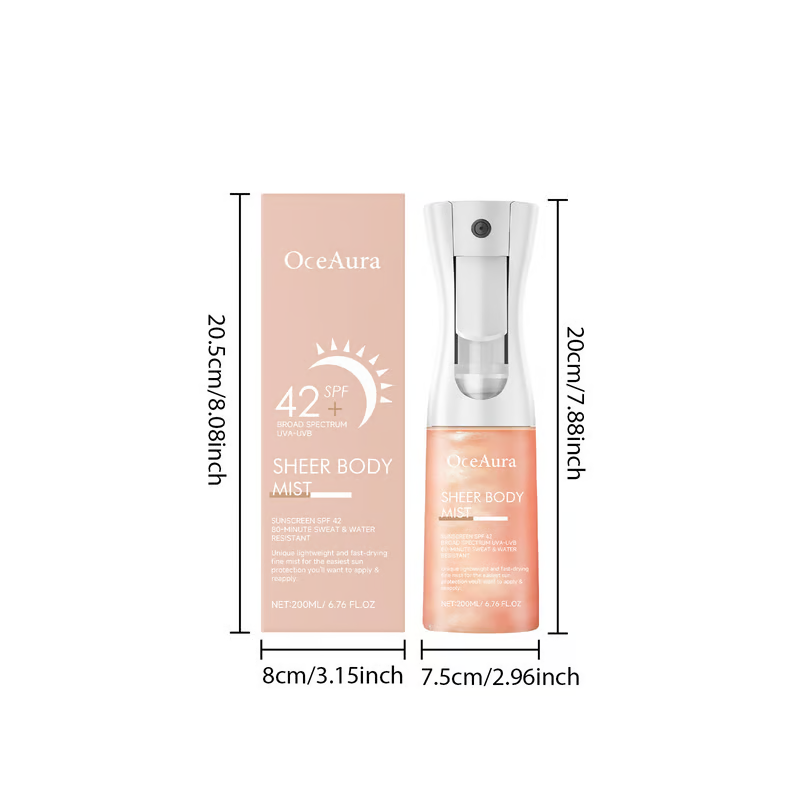 🎉BUY 2 GET 1 FREE🔥☀️Sheer Body Mist Sunscreen-SPF 42 - 6.8 oz 🌊