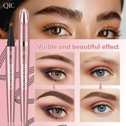 🎁Last Day Buy 1 Get 1 Free✨Waterproof Micro-Fork Eyebrow Pencil, Long-Lasting Brow Pen for Natural Hair-Like Strokes
