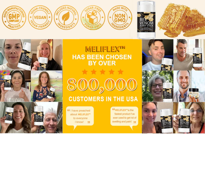 MELIFLEX™ Bee Venom Joint Cream: Gentle for Sensitive Skin, Safe Pain & Inflammation Relief