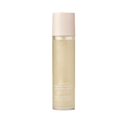 🏆️Sunglaze Setting Mist – Sheer SPF 50 ☀️💦