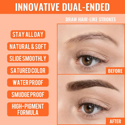🎁Buy 1 Get 1 Free🔥 4D Brow Pen – For Natural, All-Day Eyebrow & Eyeliner Perfection! 💁‍♀
