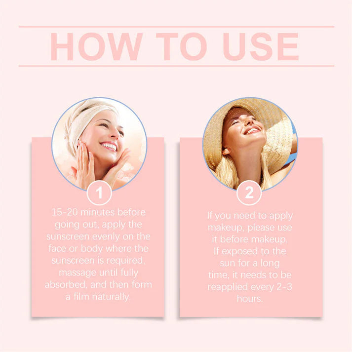 Portable Highly Effective Whitening Sunscreen